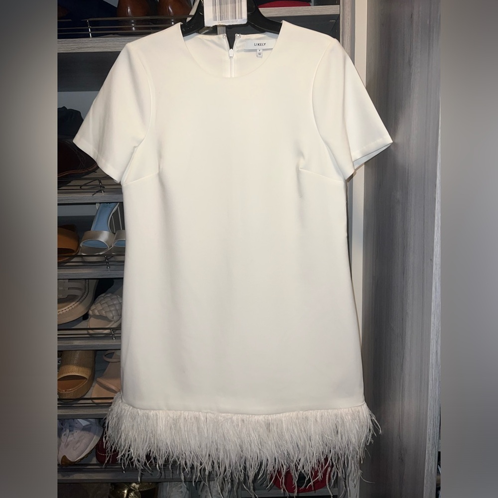 Likely white Marulla Feather dress
